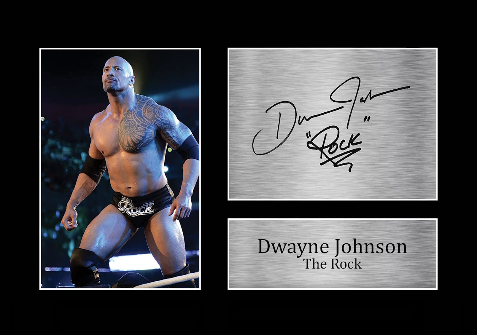 Dwayne the rock Johnson autograph check