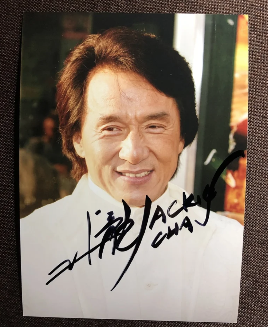 Jackie Chan signature Check