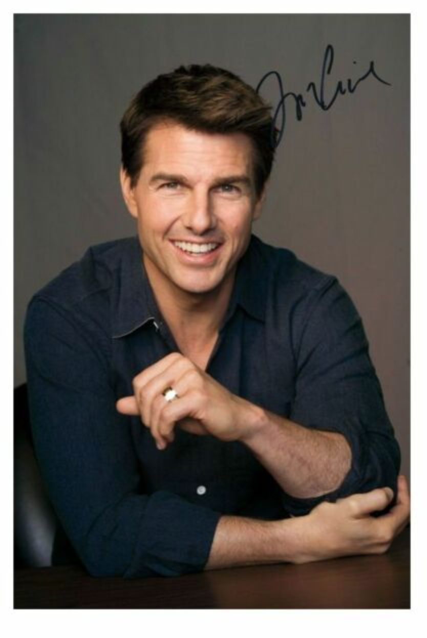 Tom Cruise Autograph Asignature check